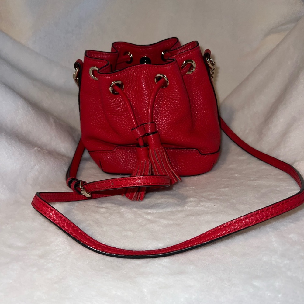 Rebecca Minkoff Red Crossbody Bag with Silver Hardware